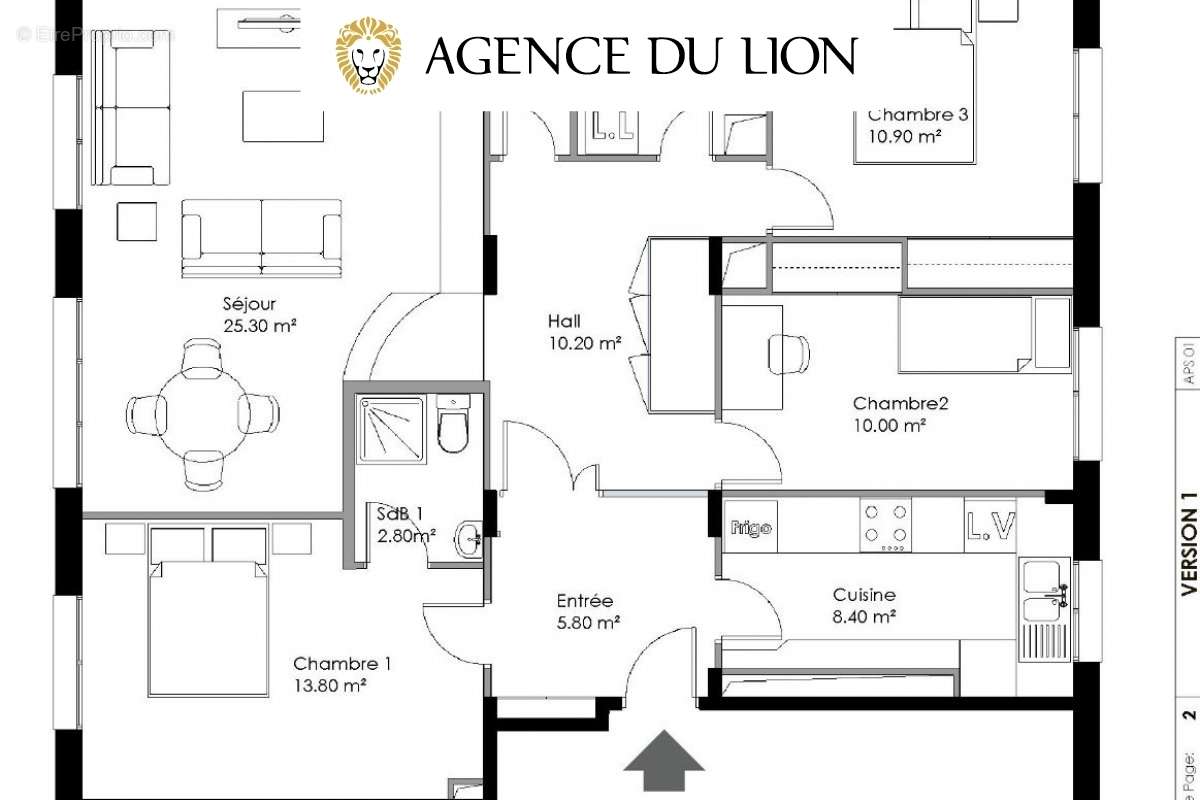 Appartement à PARIS-20E