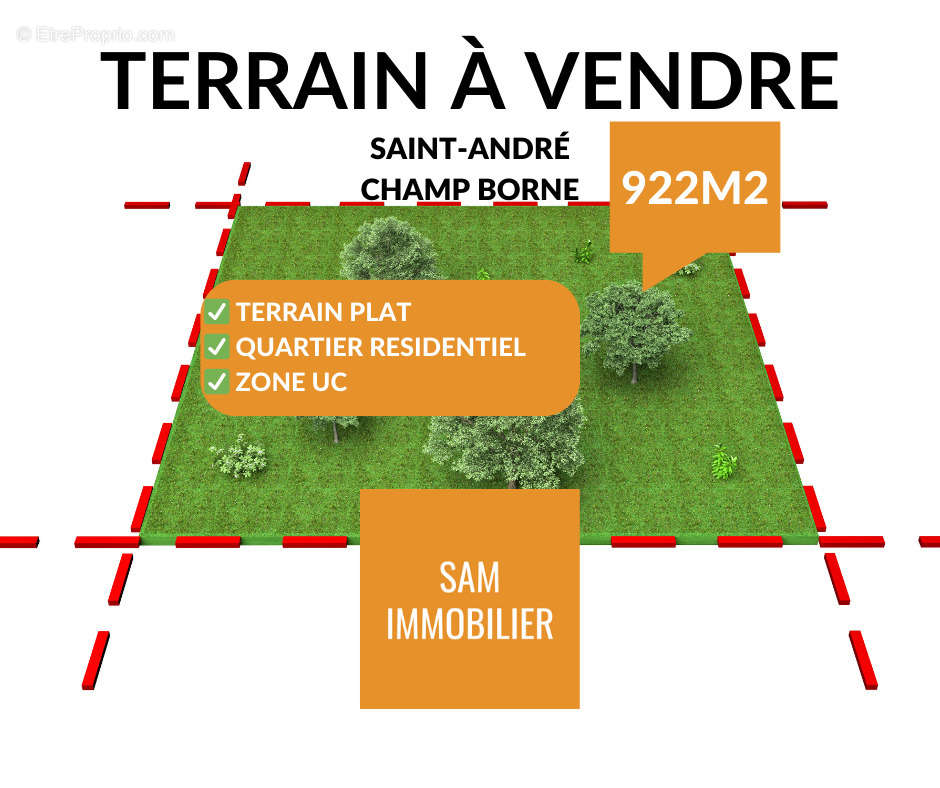 Terrain à SAINT-ANDRE