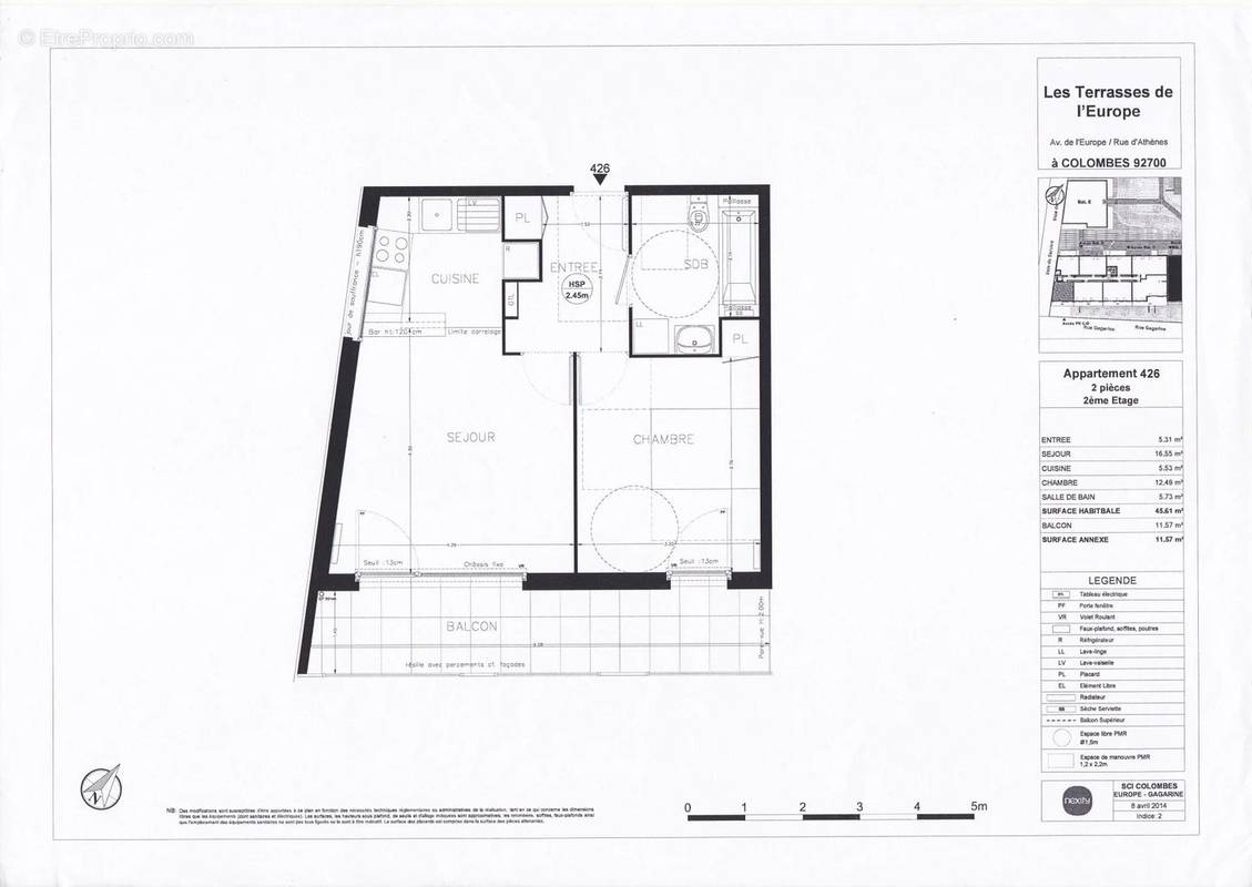 Appartement à COLOMBES