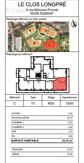 Appartement à DOMONT