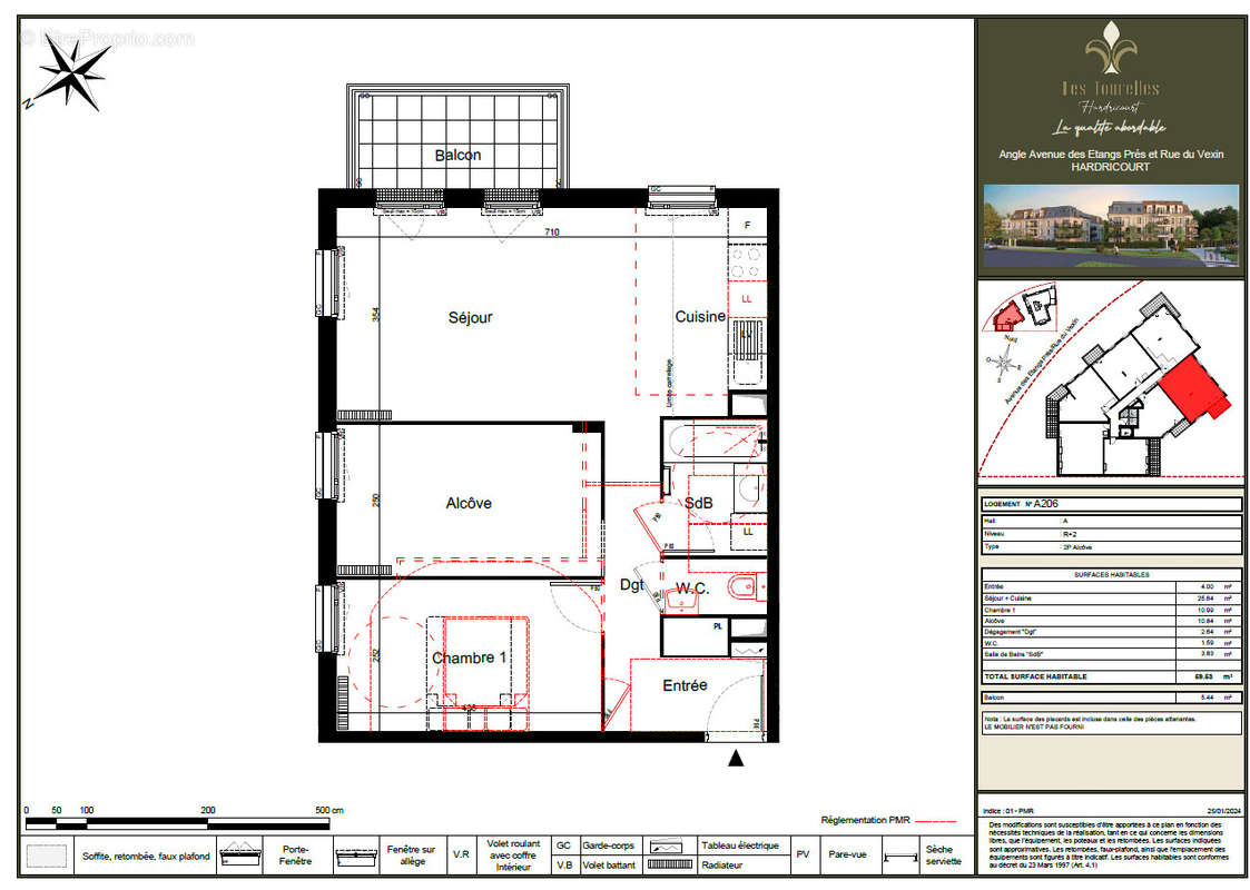 Appartement à HARDRICOURT