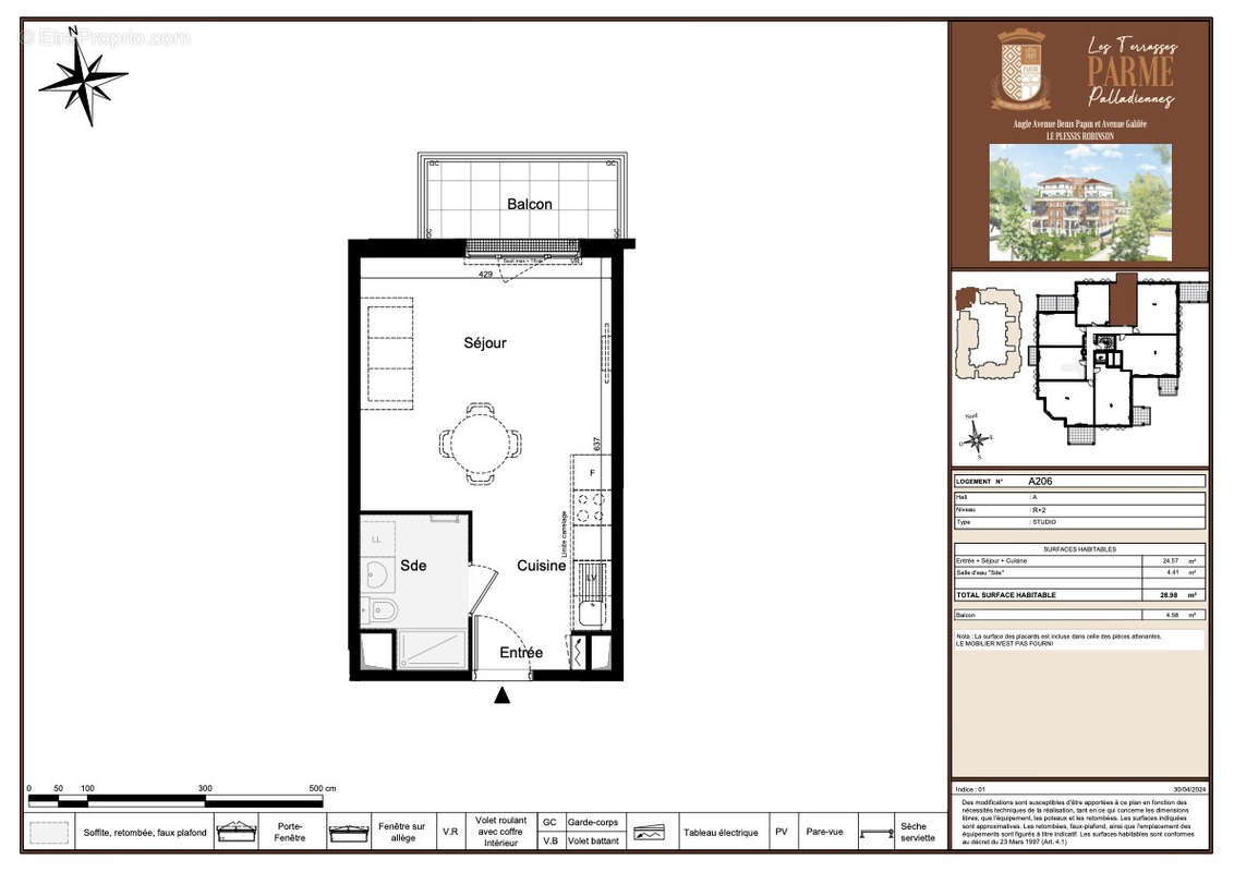 Appartement à LE PLESSIS-ROBINSON