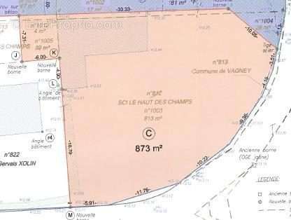 plan de masse - Maison à VAGNEY