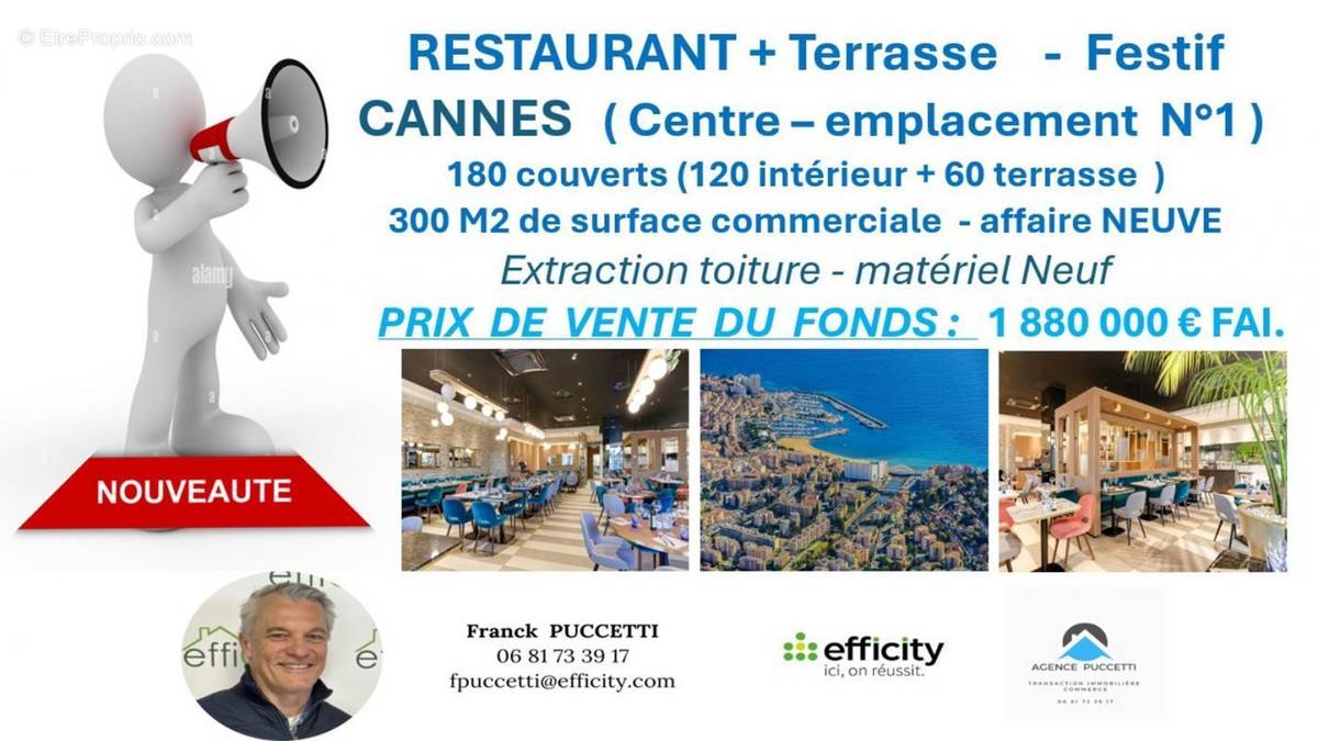 Commerce à CANNES