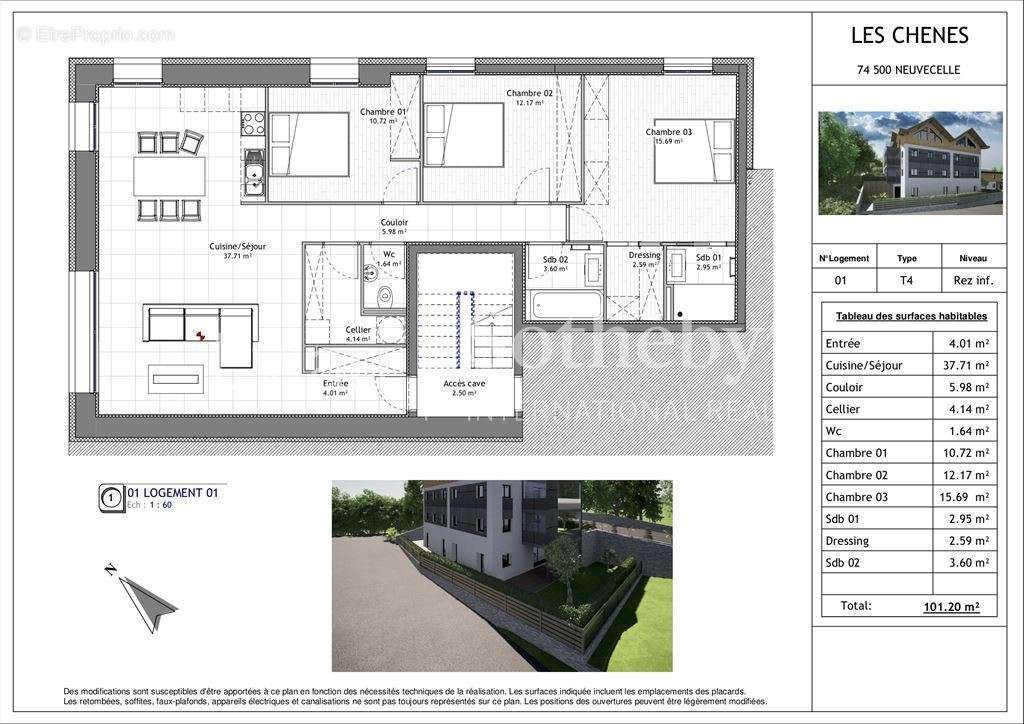 Appartement à NEUVECELLE