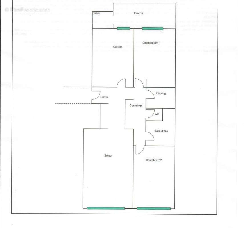 Plan  - Appartement à ROQUEBRUNE-CAP-MARTIN