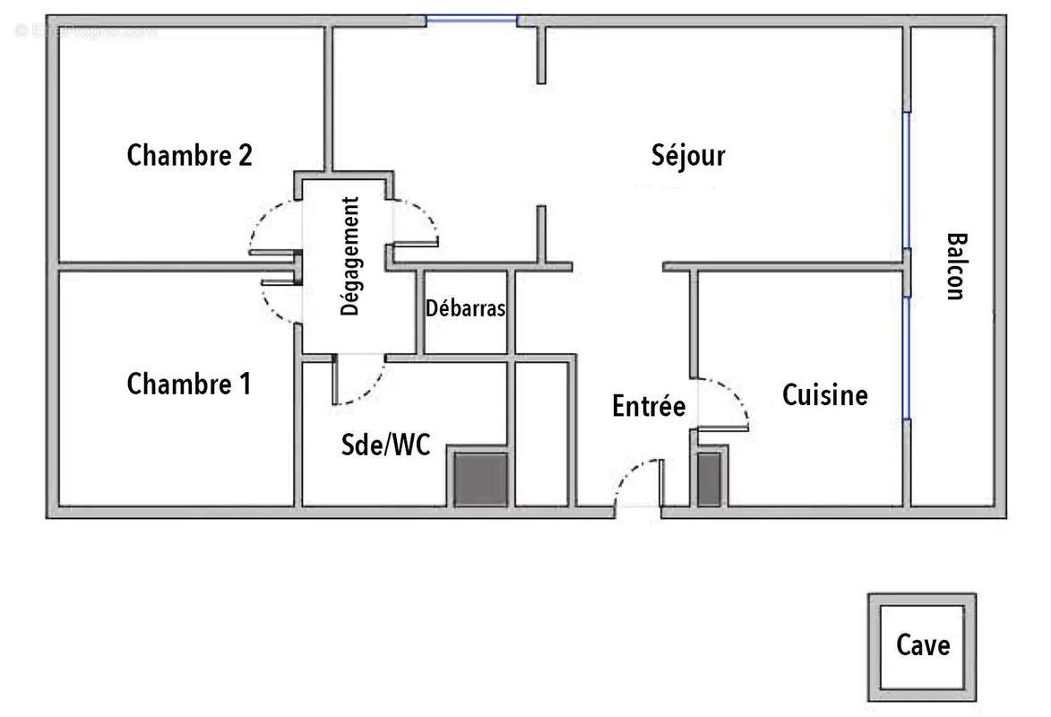 Appartement à BROU-SUR-CHANTEREINE