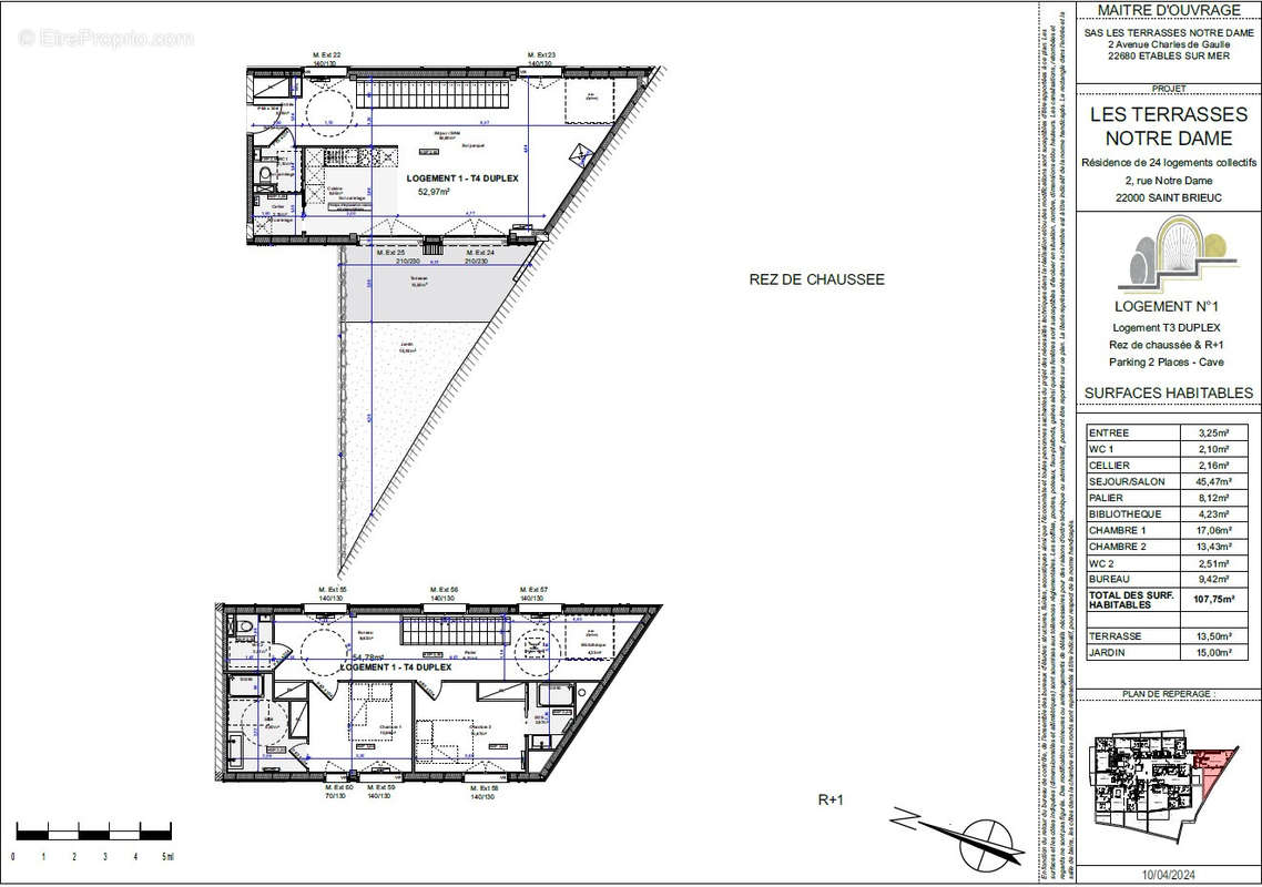 Appartement à SAINT-BRIEUC