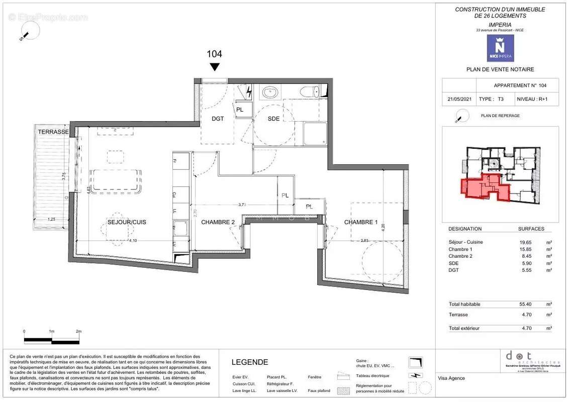 Appartement à NICE