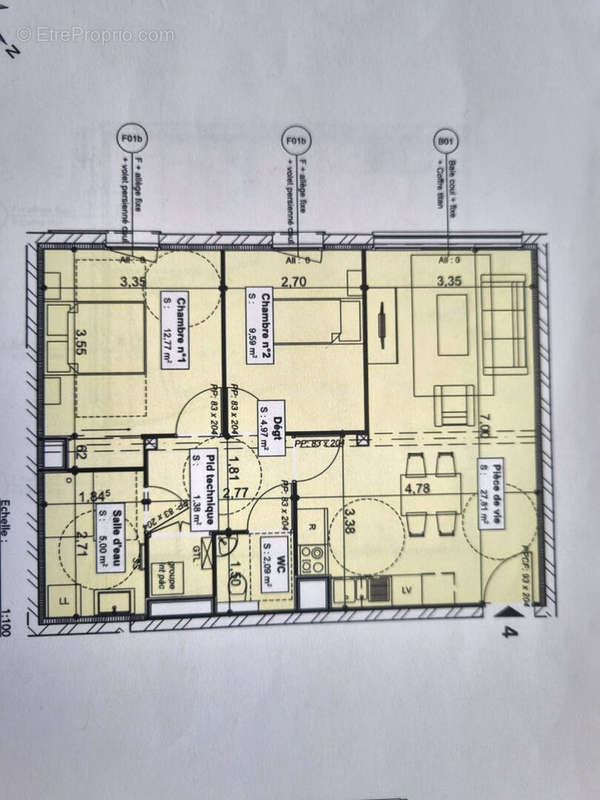 Appartement à PARAY-LE-MONIAL