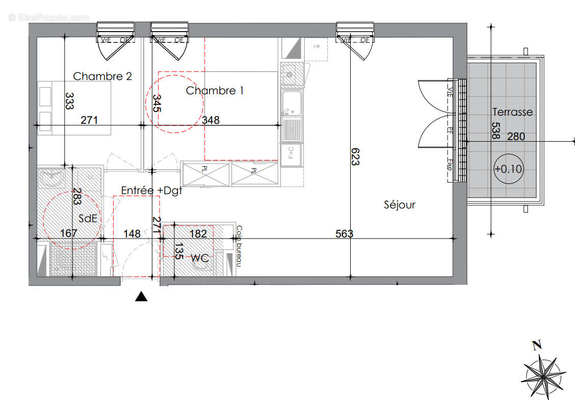 Appartement à LA BAULE-ESCOUBLAC