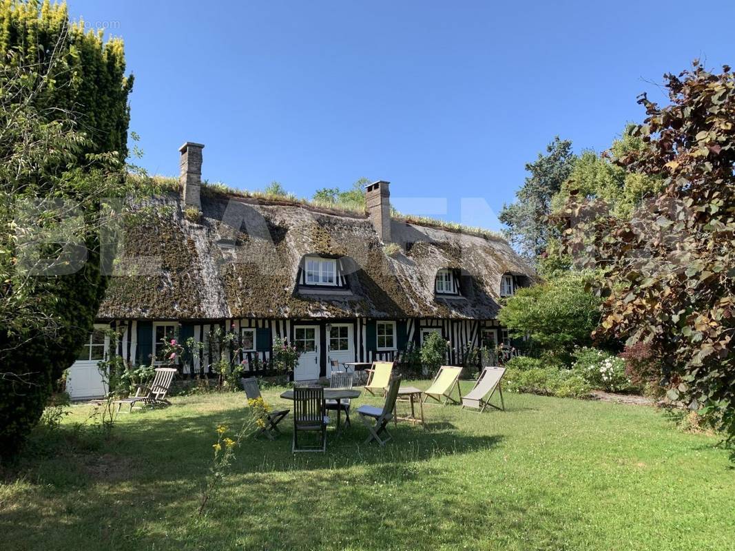 1-longère juillet - Maison à LA MAILLERAYE-SUR-SEINE