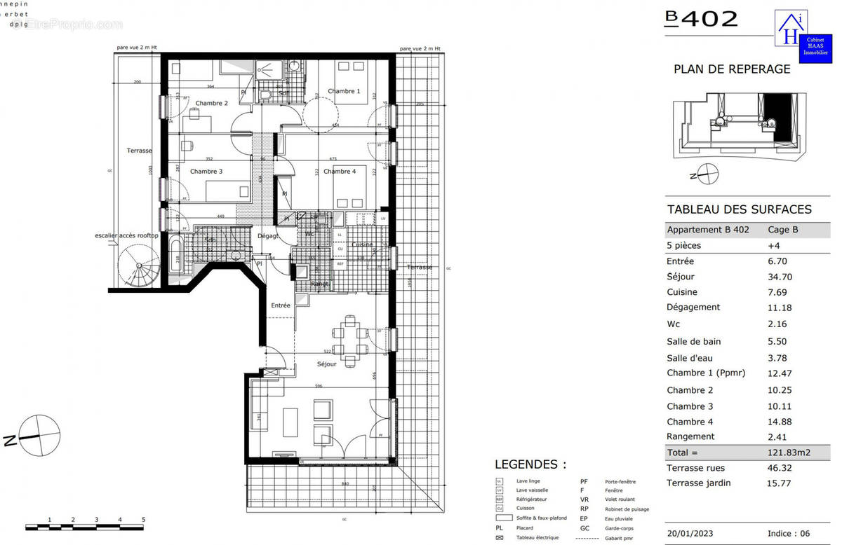 Plan - Appartement à SAINT-MAUR-DES-FOSSES