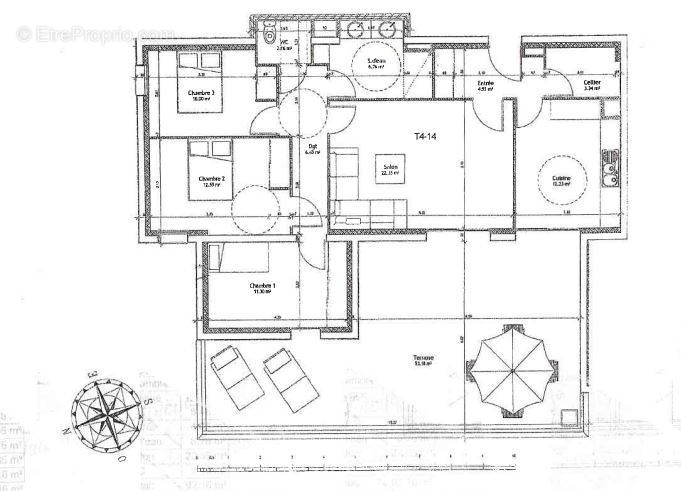 Appartement à HAUTE-GOULAINE