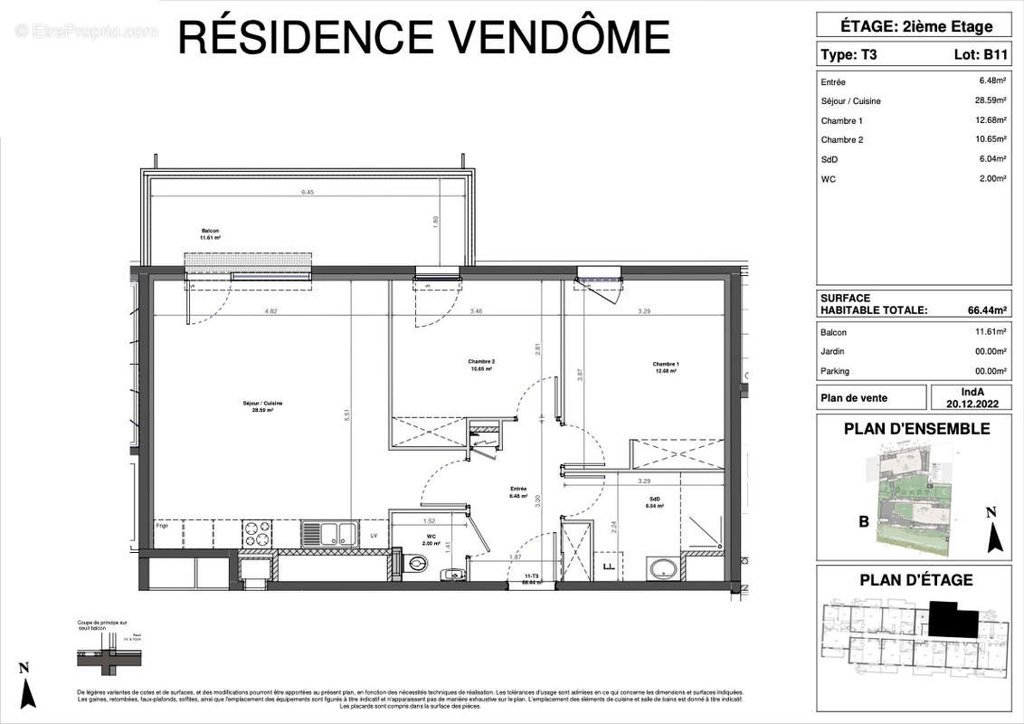 Appartement à FONTAINE-LES-DIJON