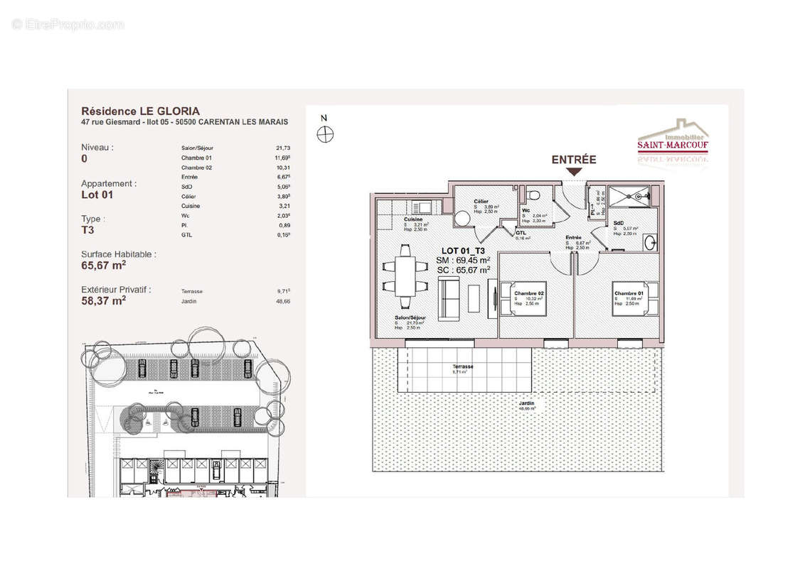 Appartement à CARENTAN