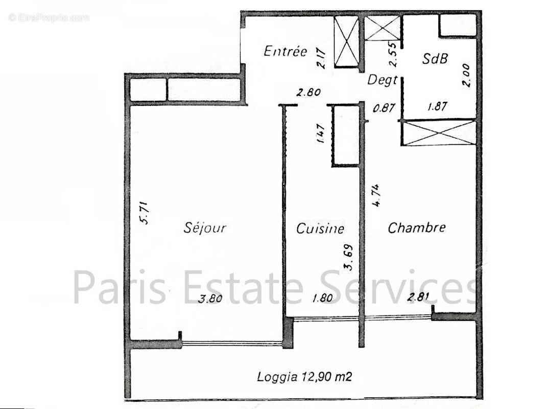 Appartement à PARIS-10E