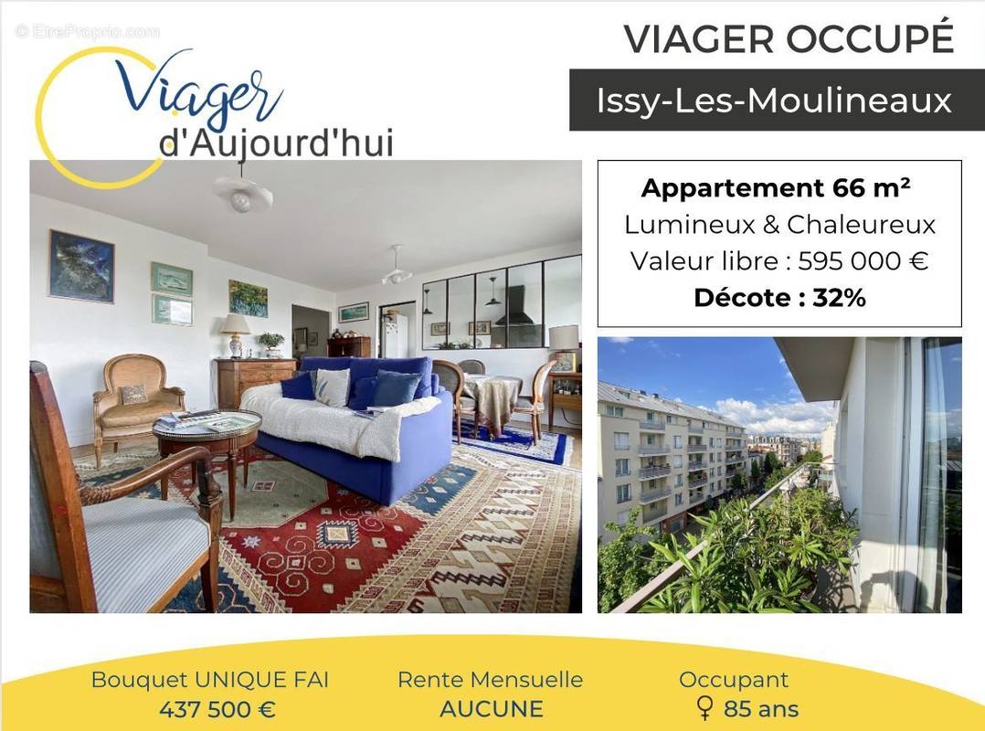 Appartement à ISSY-LES-MOULINEAUX