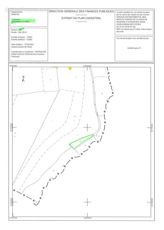 Terrain à LA CHAPELLE-UREE