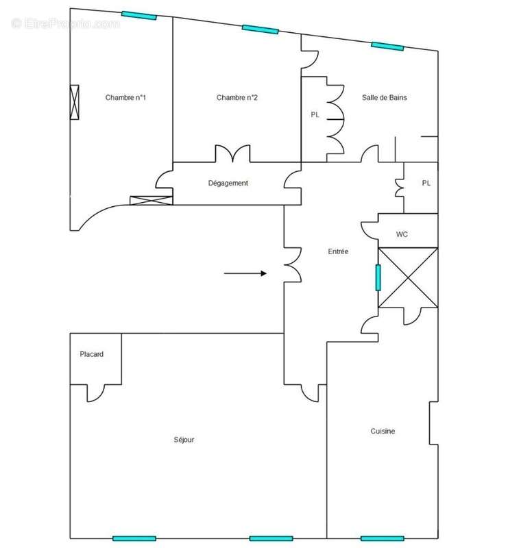 Appartement à MARSEILLE-1E