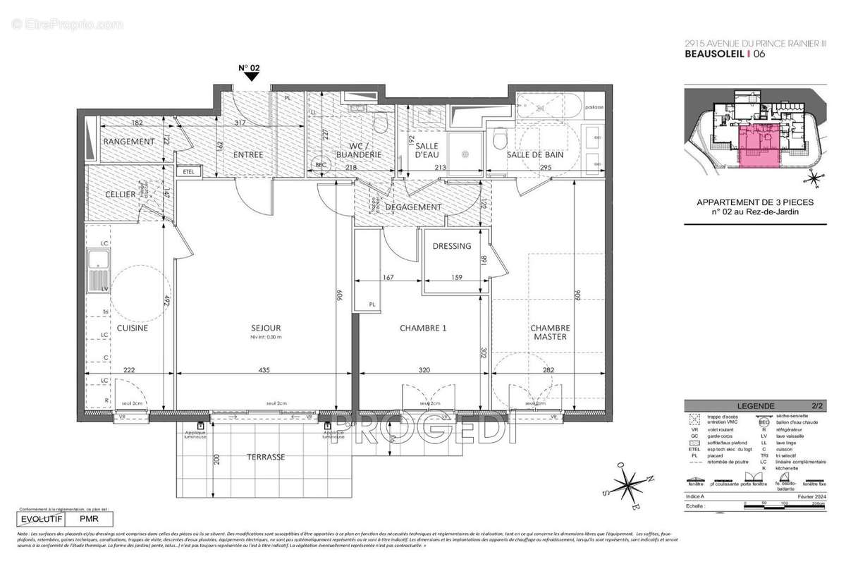 Appartement à BEAUSOLEIL