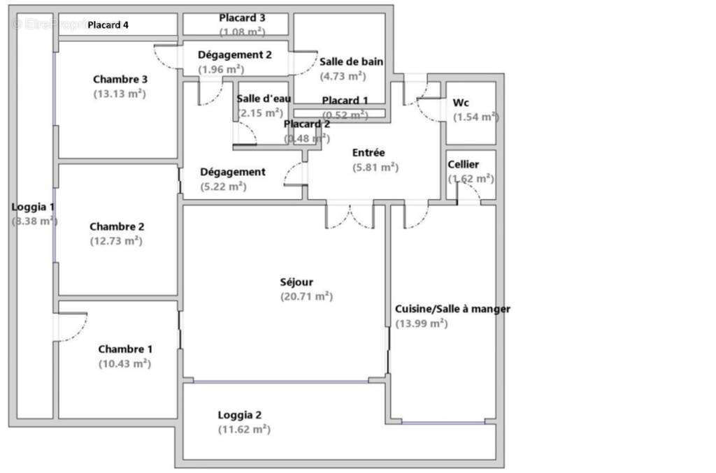 Appartement à LE CHESNAY