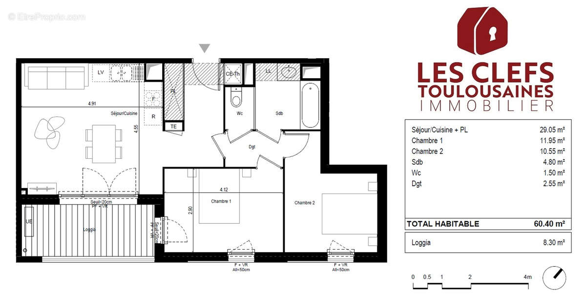 Appartement à L&#039;UNION