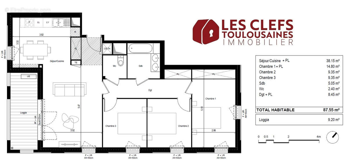 Appartement à L&#039;UNION