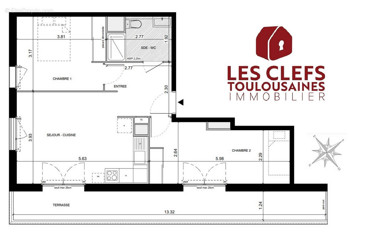 Appartement à TOULOUSE