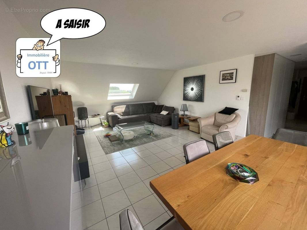 Salon-Séjour 34m² - Appartement à VENDENHEIM