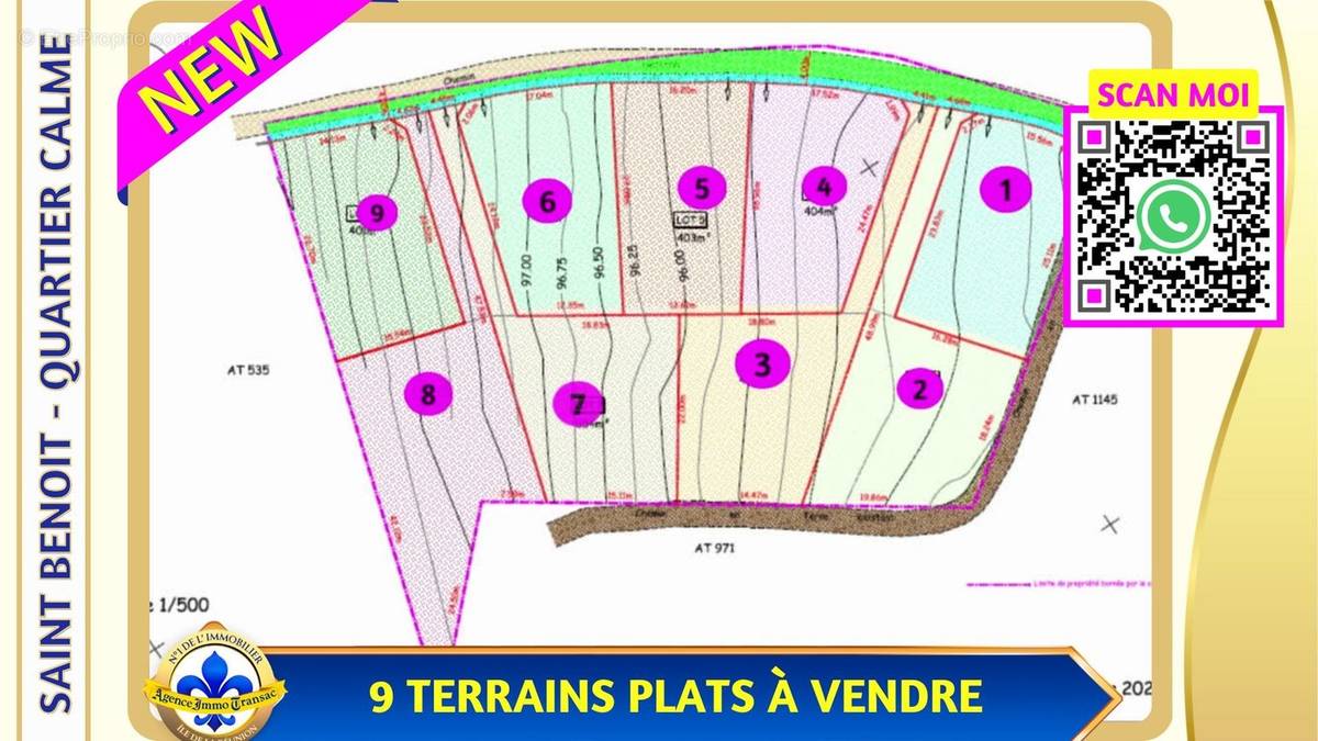 Terrain à SAINT-BENOIT