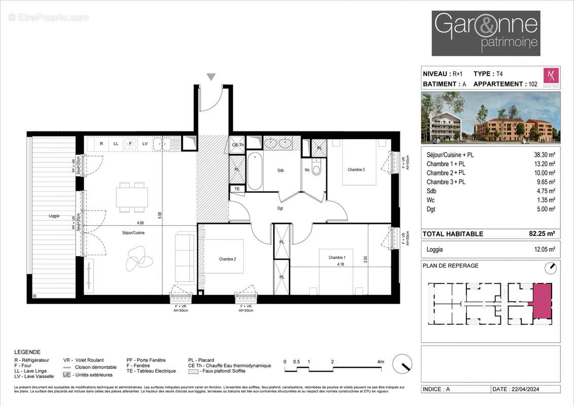 Appartement à L&#039;UNION