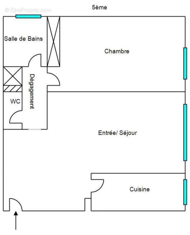 Appartement à PARIS-10E