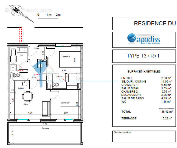 Appartement à REMOULINS