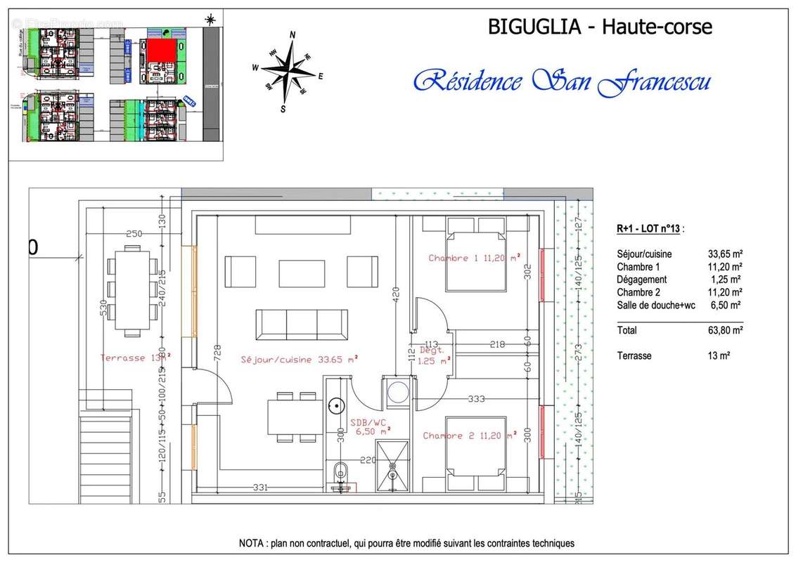 Appartement à BIGUGLIA