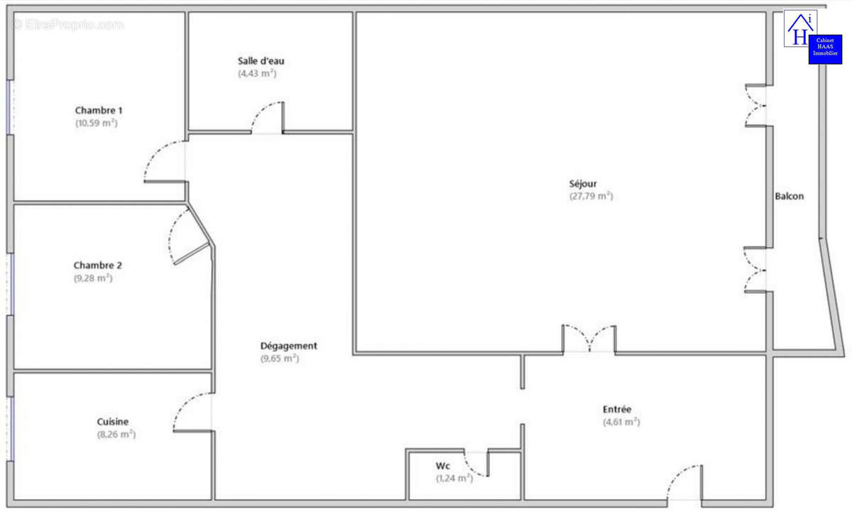 Plan - Appartement à PONTAULT-COMBAULT