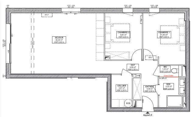 Appartement à SAINT-PAUL-LES-DAX