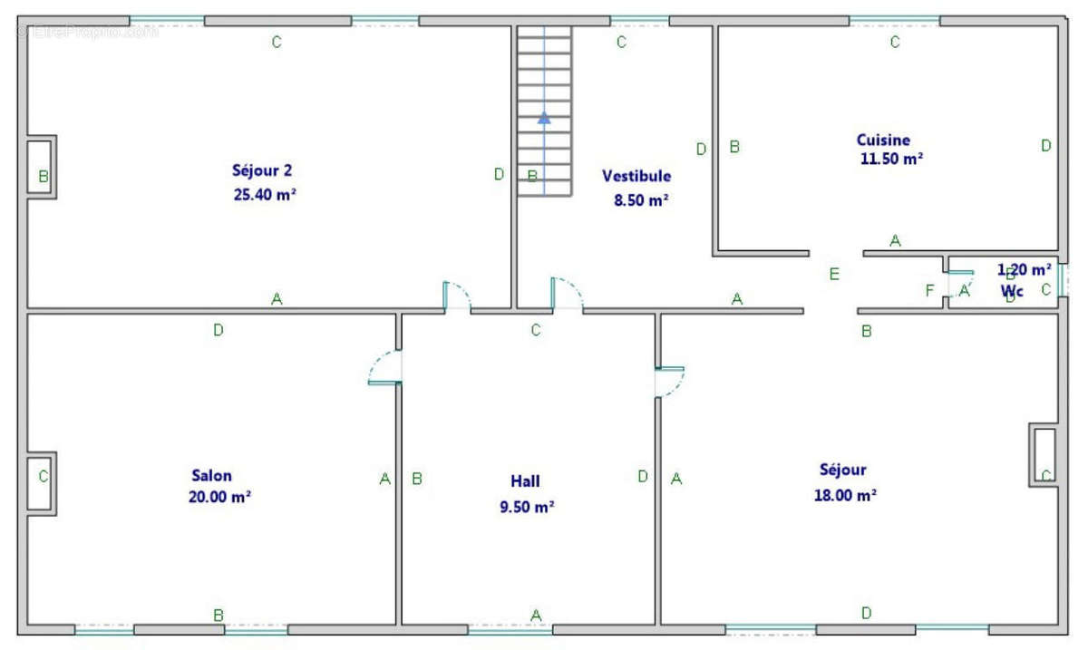 4227 plan RdC - Maison à HESDIN