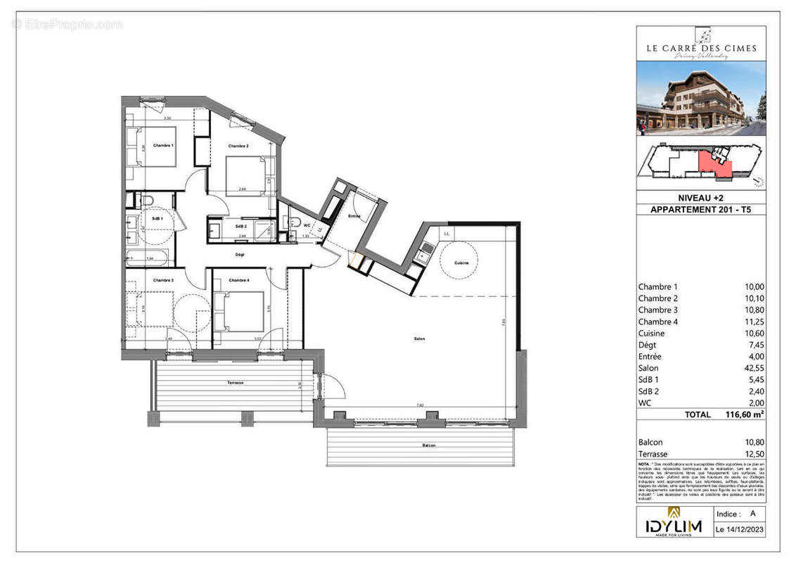 Appartement à PEISEY-NANCROIX