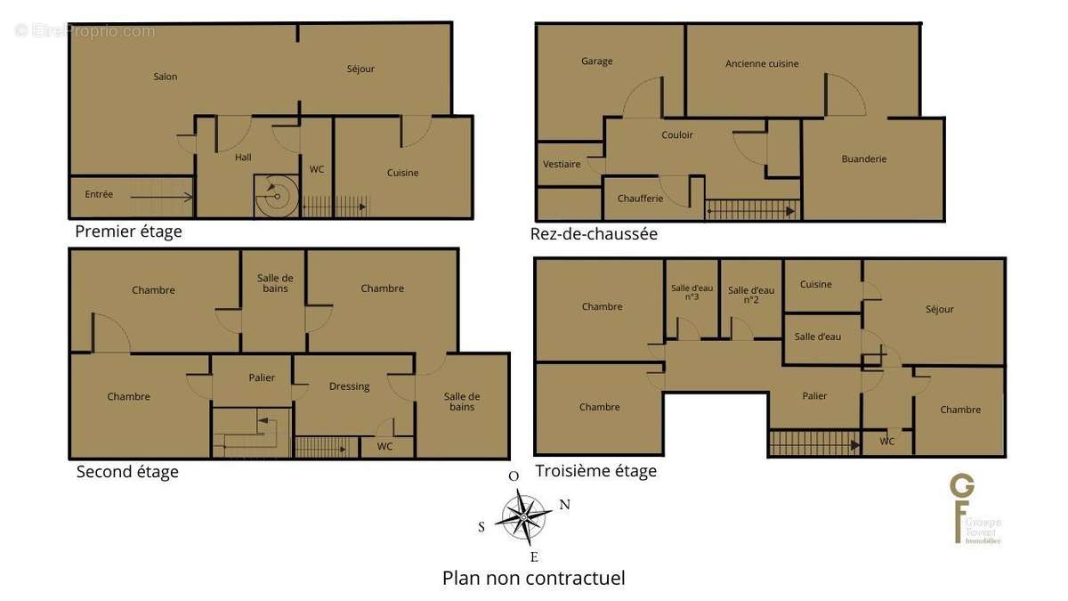 PLAN NON CONTRACTUEL - Maison à ROUBAIX