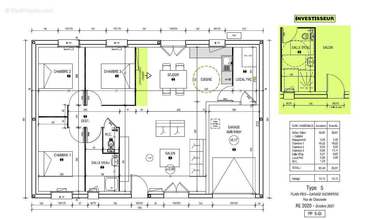 Maison à PETIVILLE