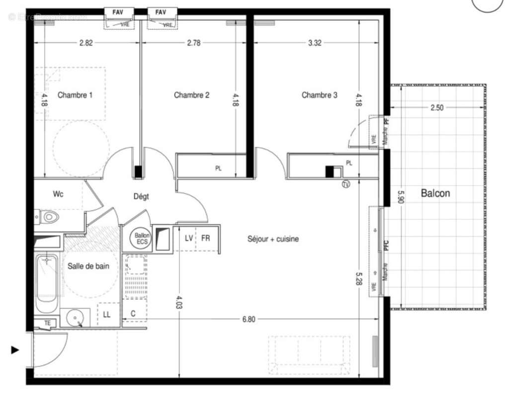 Appartement à LUNEL