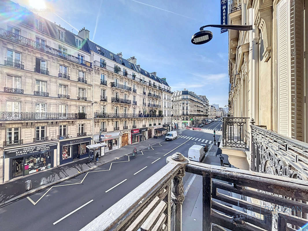 vue du balcon - Appartement à PARIS-6E