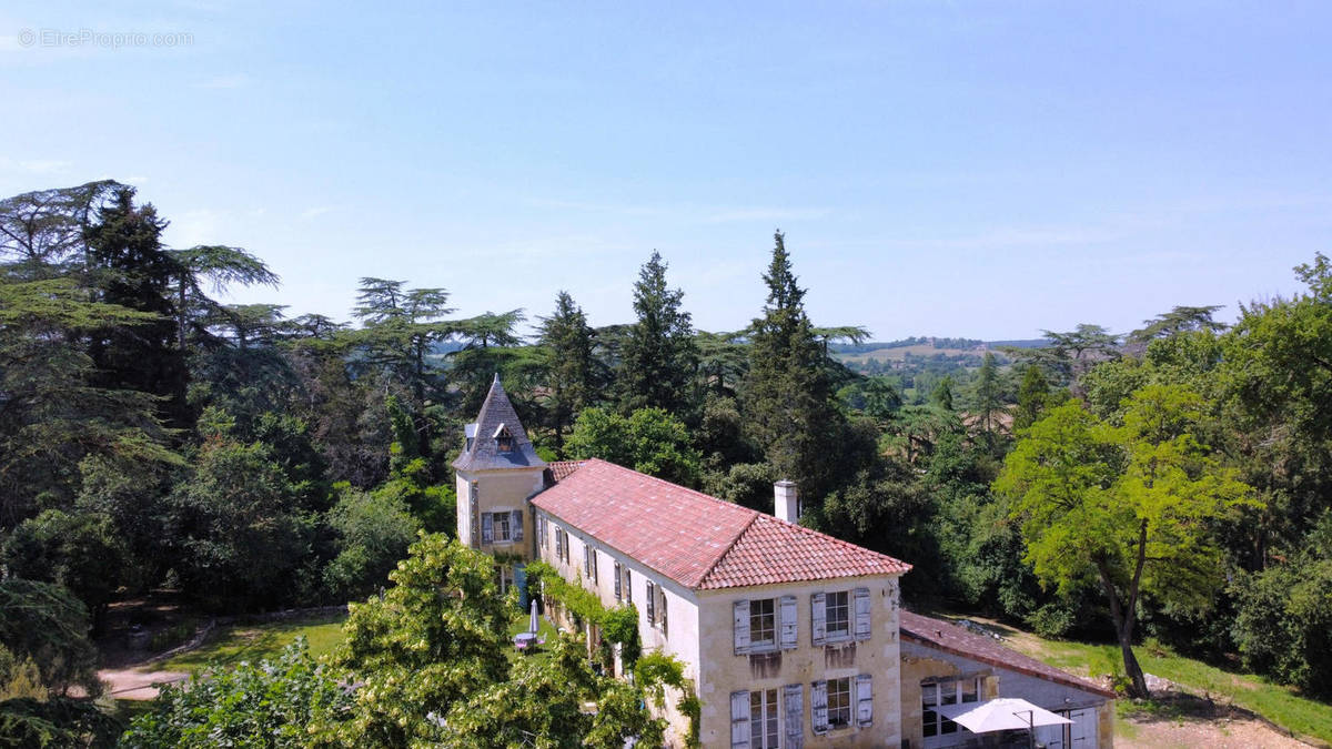 01 aerial - Maison à VIC-FEZENSAC