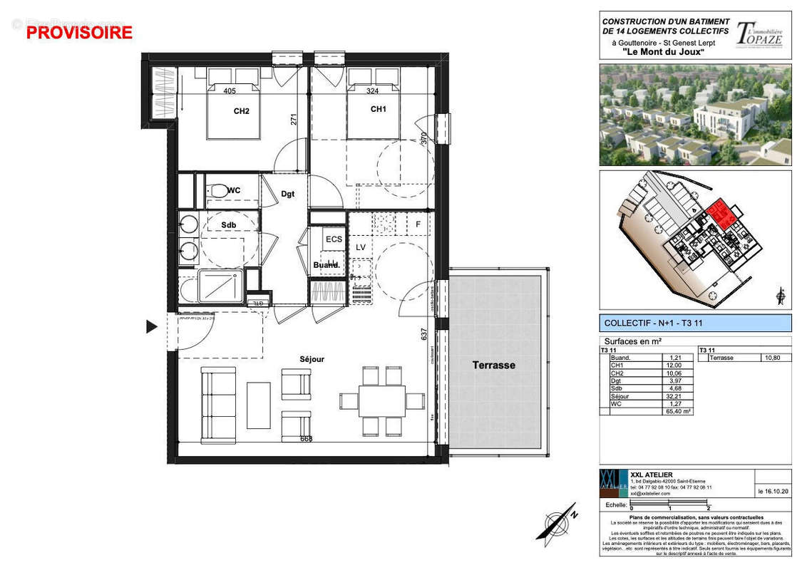 Photo 4 - Appartement à SAINT-GENEST-LERPT