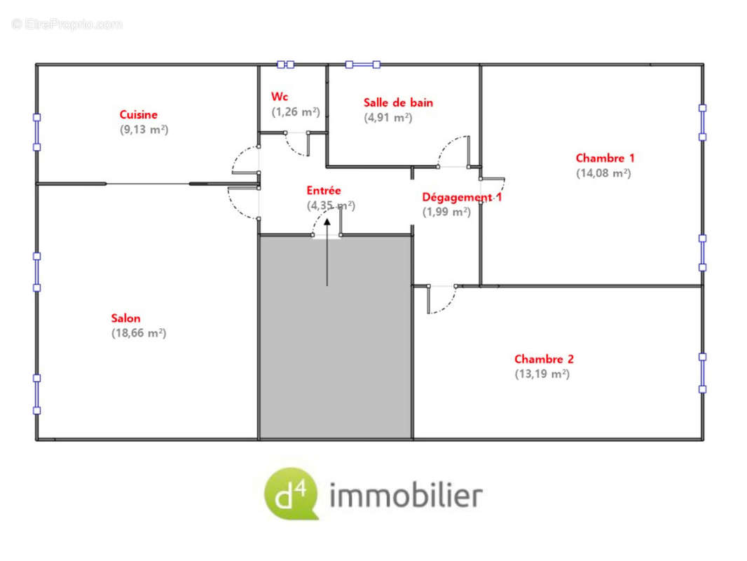 Appartement à MARSEILLE-1E