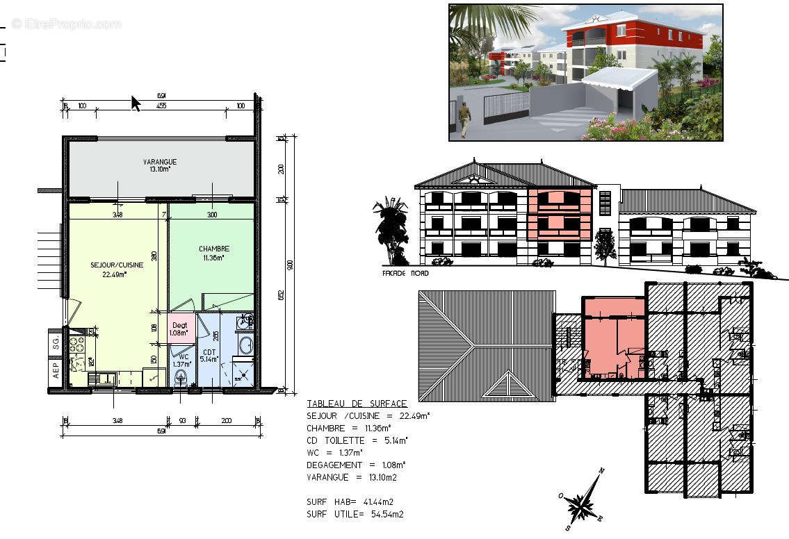 Appartement à LES TROIS-ILETS