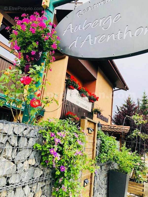 fond_commerce_arenthon_auberge_restaurant_opportunité_suisse_genève_chamonix_annecy_mont-blanc_frontière_genève_rendement_cuisine_traditionnelle_française_appartement - Commerce à ARENTHON