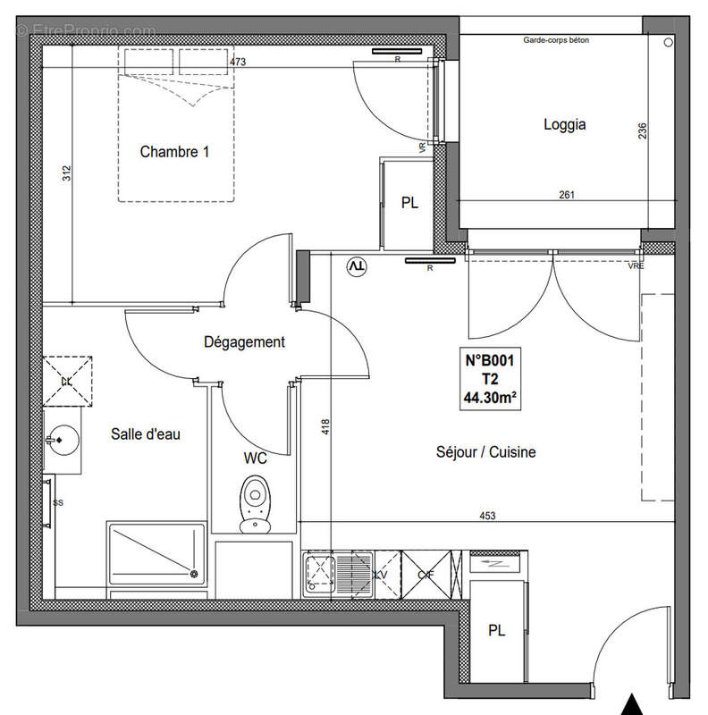 Appartement à SAINT-JEAN-DE-VEDAS