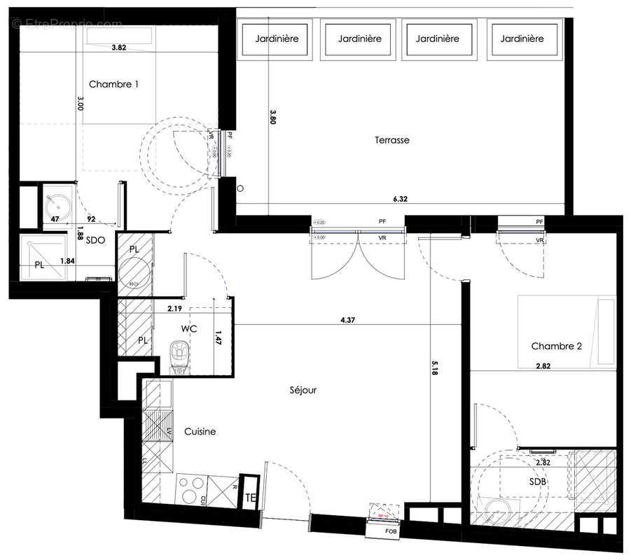 Appartement à CASTELNAU-LE-LEZ